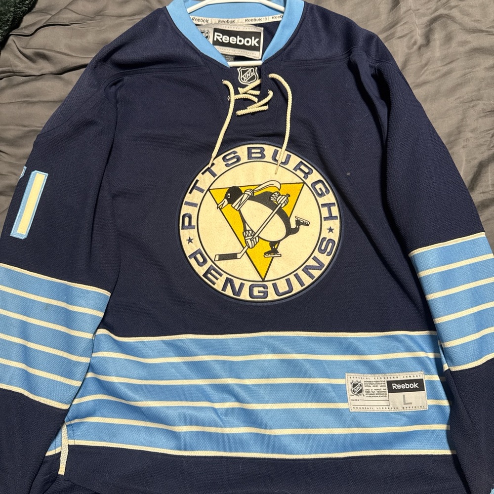 Reebok Navy and Light Blue Ski & Snowboard Jacket
